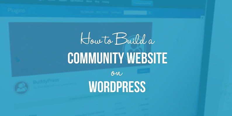 Build a WordPress community website