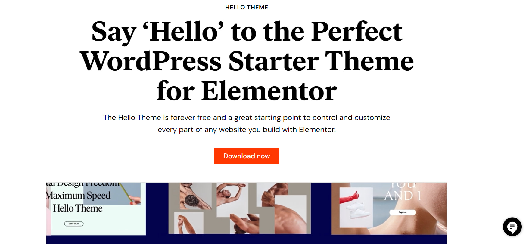 The Hello Elementor theme