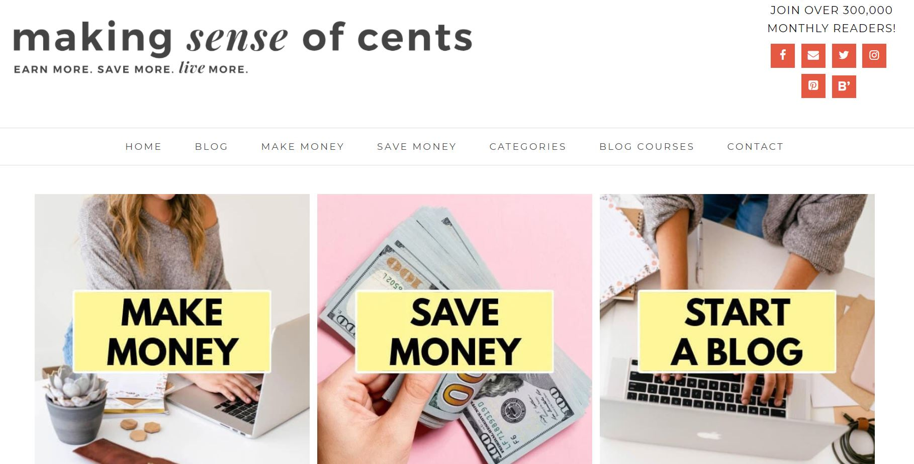 Making Sense of Cents is a blog on making money online, which is one of the most profitable blog niches worth exploring in 2024.