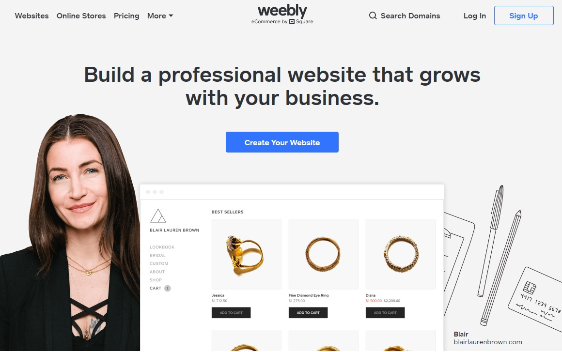 Weebly website builder for kids