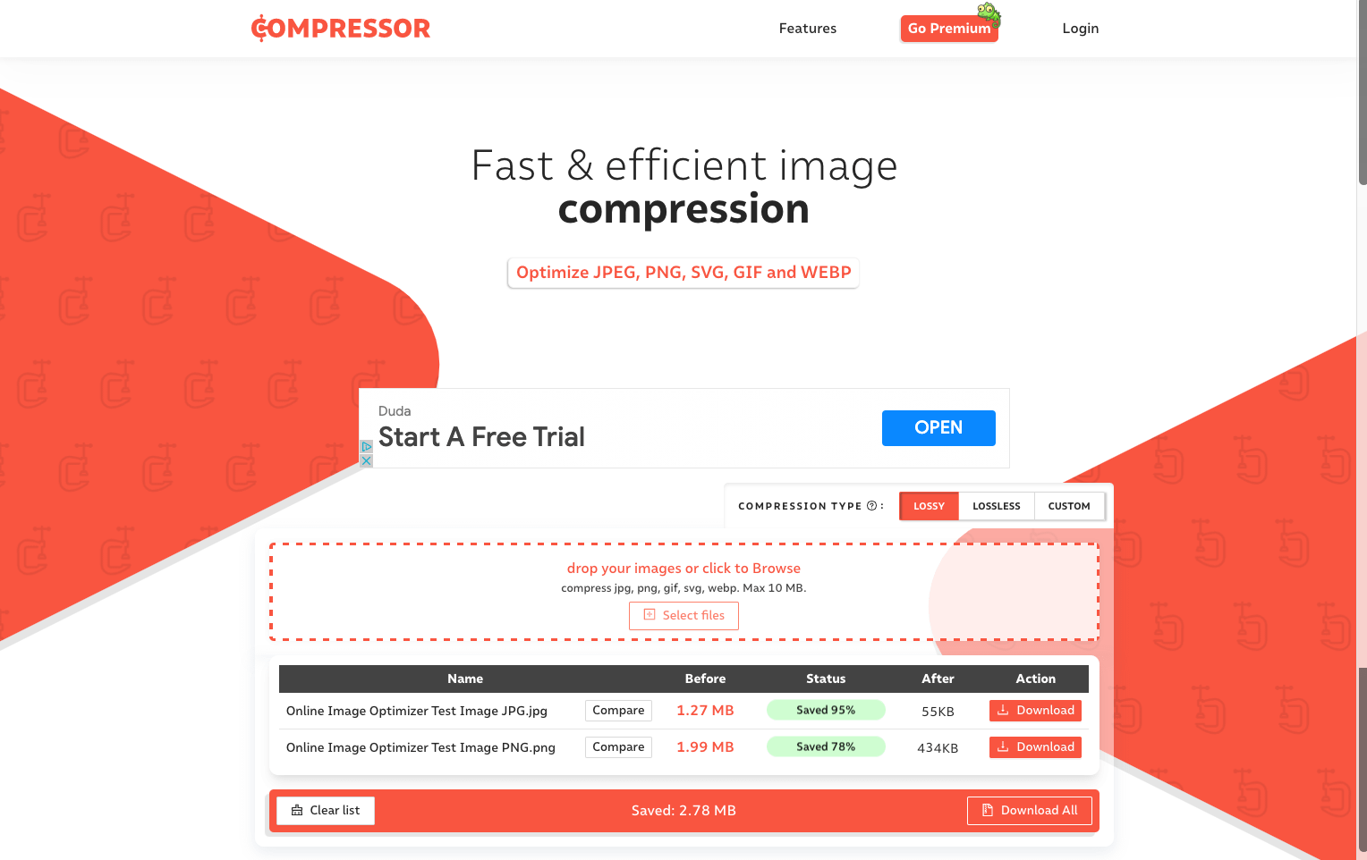 Best Online Image Optimizer - Compressor.io.
