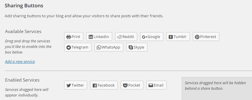 Jetpack sharing buttons