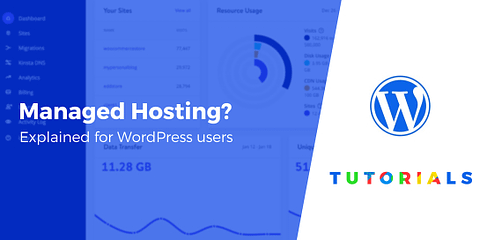 What is managed WordPress hosting?